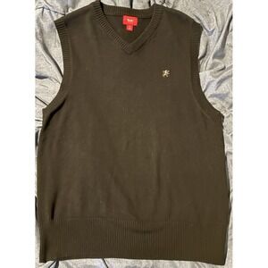 Vintage Y2K Men's Mossimo Black V- Neck Pull Over Vest M sweater